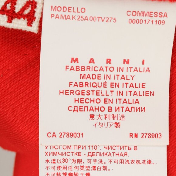 Marni Tomato Red Chino Pant - Picture 9 of 11